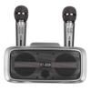 ST‑2028 Tragbares Karaoke-Lautsprechersystem Bluetooth-Karaoke-Maschine mit 2 Mikrofonen für Hochzeitsfeier
