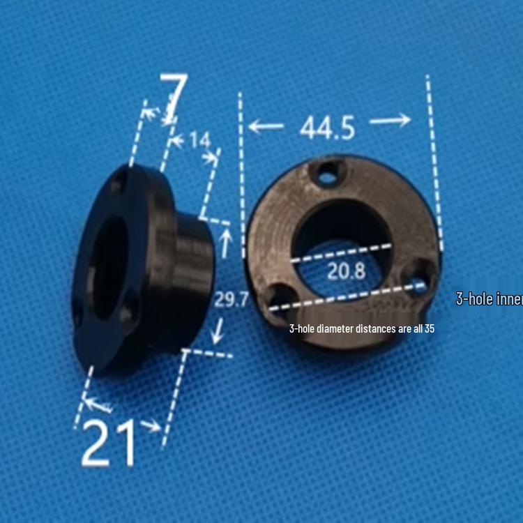 Horizontal Plastic Guide Bushing with Nylon Coupling and Flange Bearing Sleeve