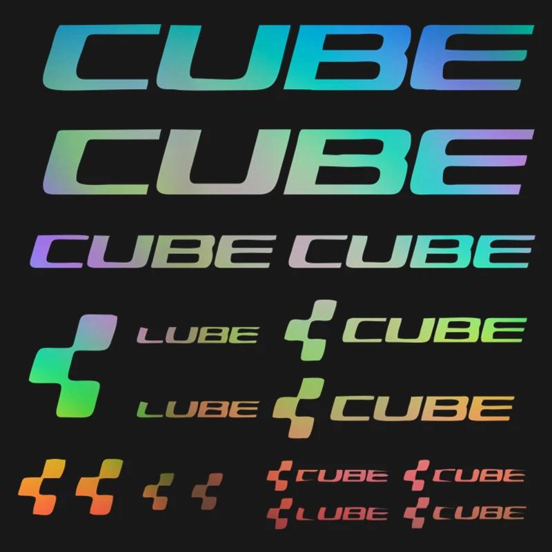 

20cm for CUBE Bicycle Frame Stickers Cycling DIY Decoration Racing Cycling Sunscreen and Waterproof Car Accessories Sticker PVC 25cm