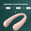 Portable Neck Fan Rechargeable Bladeless Wearable Cooling Head Fan 3 Speed 1800mAh Battery Operated Wearable Personal