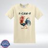 Cute Funny Chicken F-CAW-F Sarcastic Meme Graphic T-Shirt