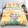Anime SPY×FAMILY Anya Duvet Cover Set Soft All Season Bedding Comforter with Pillowcases Single Double Queen King Size