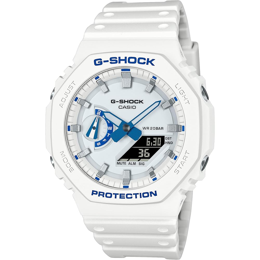 Casio G-Shock Hidden Glow Series Eco-Friendly Men s Watch GA-2100HDS-7A1JF White