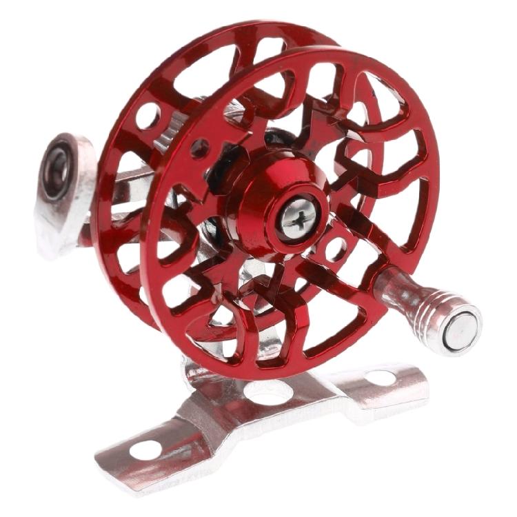 Fly Reel Right Handed Mini Lightweight Fishing Reel 53mm/50g Aluminum Alloy Ice Fishing Wheel Reel Spools Tackle Reel