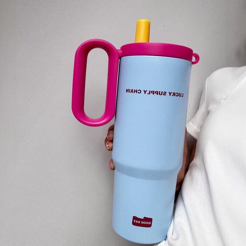 WJ Ice Master 720ml 316 Stainless Steel Straw Thermos