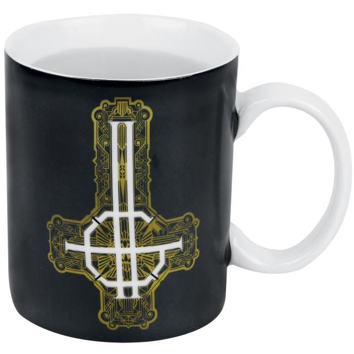 Mug - GHOST - Tasse Thermoeffekt - Noir - Taille unique - Cylindrique