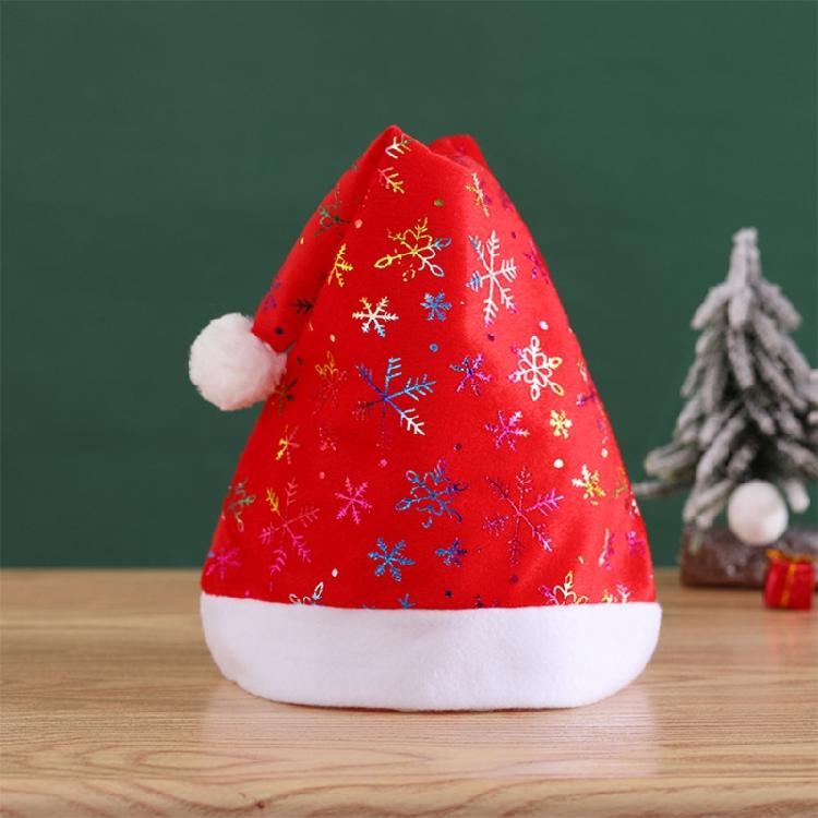 Cute Children Christmas Hat Plush Santa Hat for Casual Birthday Festival Photo