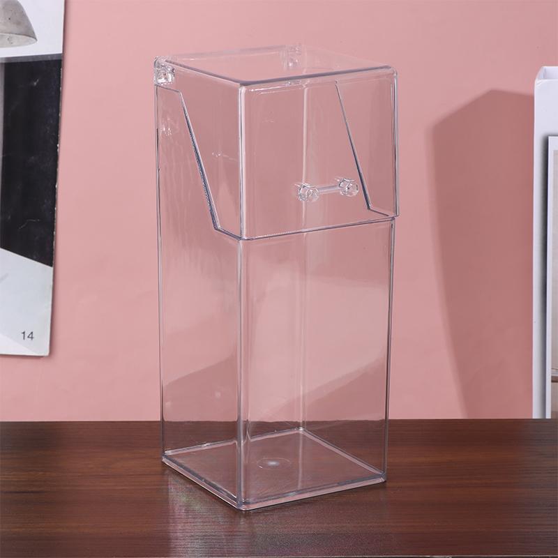 Transparent Desktop Cosmetics Storage Box With Lid Large-Capacity Facial Mask Box Lipstick Boxacrylic Dust-Proof Jewelry Box