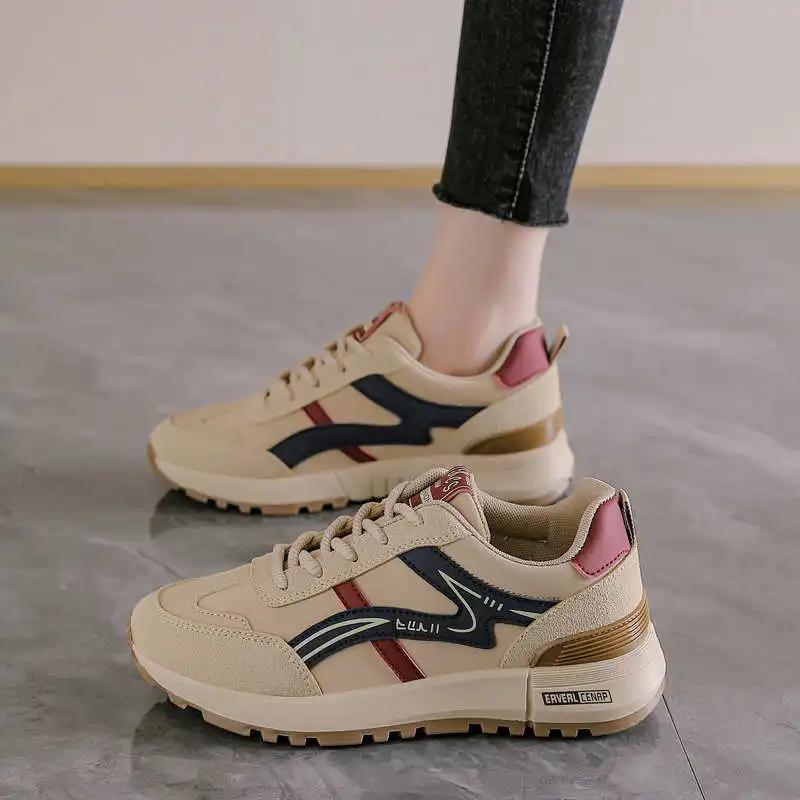 Nonslip Lace-free Shoes Without Heels For Women Woven Khaki Sneakers Boty Panske Sports Tines High Fashion Womenshoes Sapa