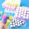 Finger Daubers Sponge Face Paint Foam 25 Pieces Craft Set Body Painting Drawing Sponge Dauber Chalk