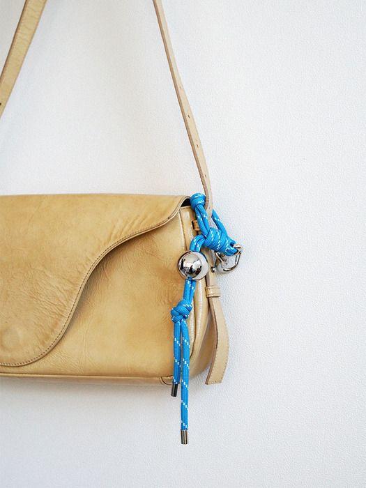 OURPIERRE 2WAY ROPE BALL BAG CHARM KEYRING
