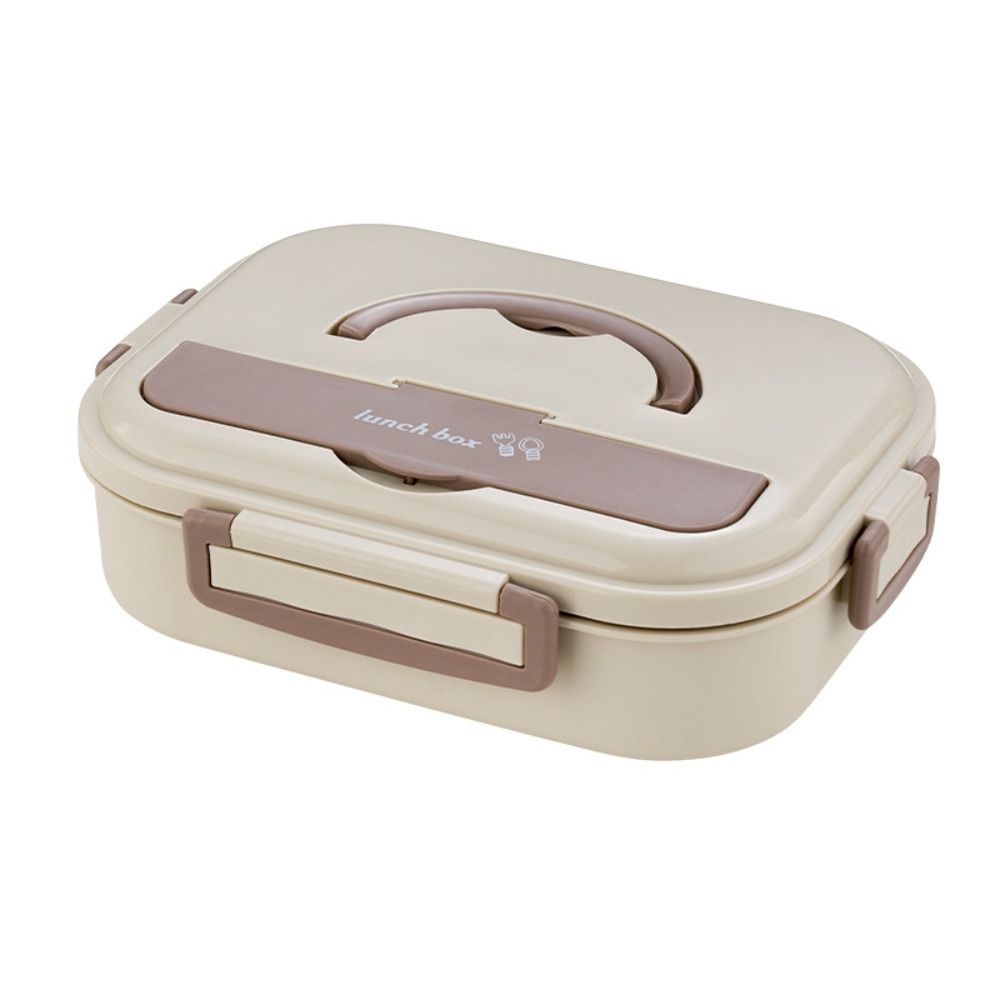 Leak-Proof Insulated Lunch Box Stainless Steel Partition Lunch Box Food Container  Office Worker