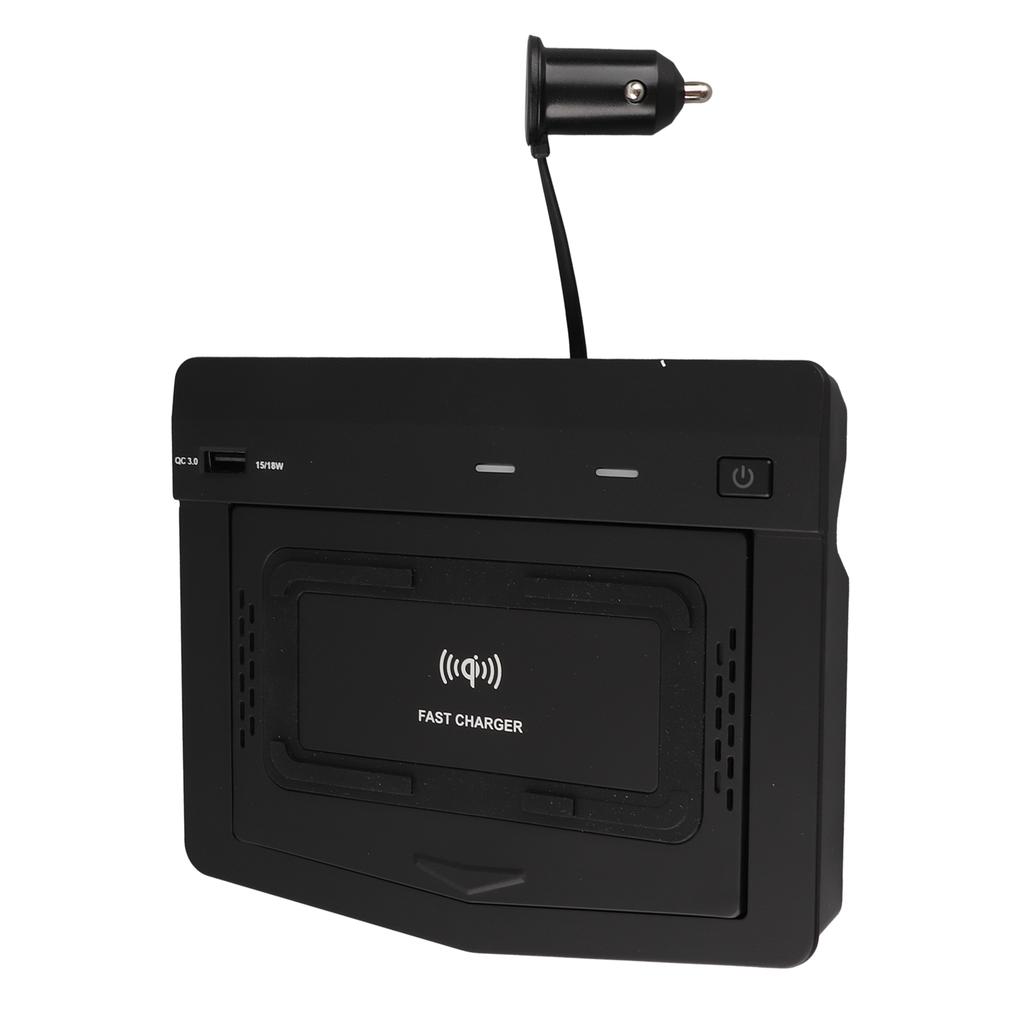Chargeur Sans Fil pour Voiture 2-en-1 Support Téléphone 15W Plug and Play pour XT4 2018-2021