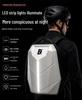 LED Motorcycle Riding Backpack - Double Shoulder Helmet & Computer Bag for Men & Women with Hard Shell