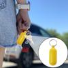 2 Pack Floating Keycha for Boat and Water Sports, Yellow Pill-Shaped Float Key Rings for Kayak, Sailing, Surfing, Fishing, Jet Ski, Car or House