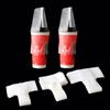 100 Pcs T-Shaped Bayonet Plastic Bags Disposable Clear Single Cup Packaging Bag For Milk Tea Coffee Beverage Party Supplies