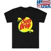 Sun Drop Lemon Drink Men's Black Size S To 5XL