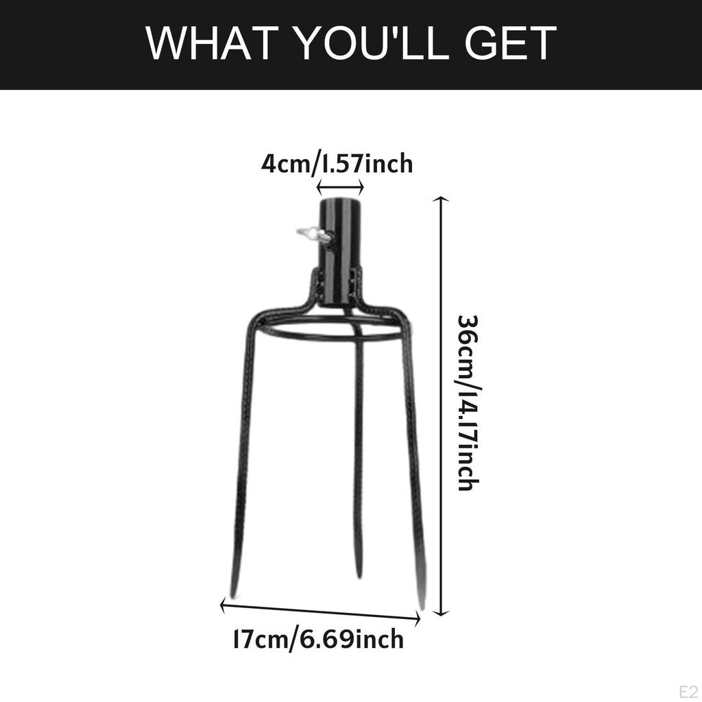 Kotva zahradního slunečníku, Základna Trávníková zemní kotva Auger Držák Stojany