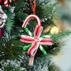 8 Pieces Christmas Candy Ornaments Lollipop Ornament Xmas Decor Candy Cane Hanging Decorations Fake Candy Canes Crafts for Xmas