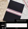 Zun Jue Accordion Style Cotton Folding Blank Painting and Photo Album for Student Graduation Souvenir