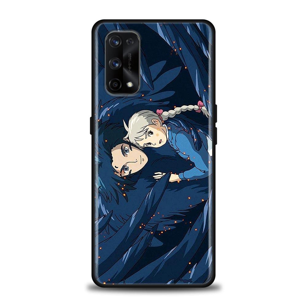 Miyazaki Hayao Anime Das Wandelnde Schloss Telefon Fall Für Oppo Realme 8i 8 9 7 6 5 Pro 9i 7i 5i 6i XT 5G Fällen Abdeckung Realme 8Pro