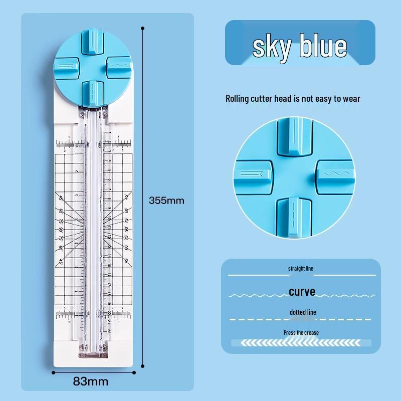 Dual-Function A4 Paper Cutter for Office & Craft Use