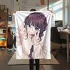 1PC The Fragrant Flower Blooms Print Flannel Blanket, High quality All Seasons, Home Decor, Warmth and Comfort, Perfect for Christmas Gifts