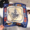 Fashion Square Fashion Foreign Style Small Silk Scarf Women'S Headband Decorative Scarf Dual-Purpose Small Square Scarf New Scarf