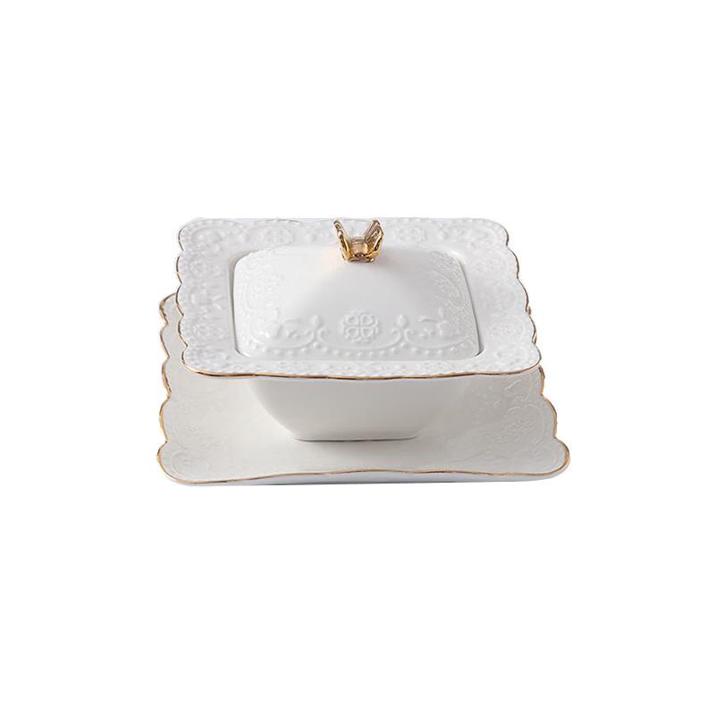 Керамическая супница для пара Homeglen с крышкой