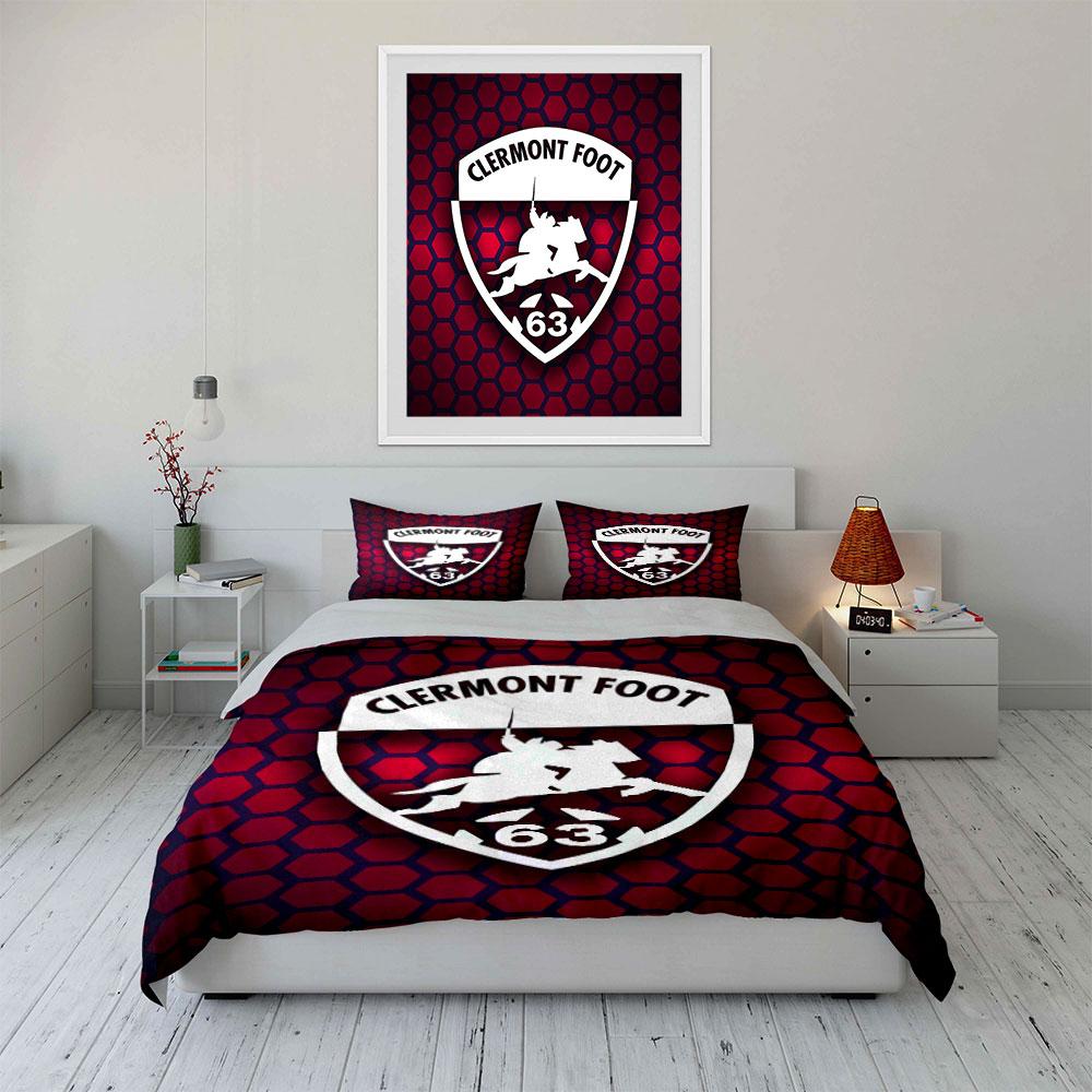 "Clermont Foot 63 Bedding Set" Bedding Duvet Cover Set Duvet Cover Pillowcases  (1 * Duvet Cover 2 * Pillowcases, without duvet insert)