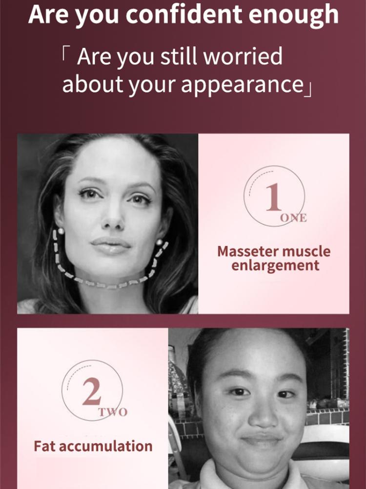 Facial Lifting Device LED Photon Therapy Facial Slimming Vibration Massager Double Chin V-shaped Cheek Lift Face