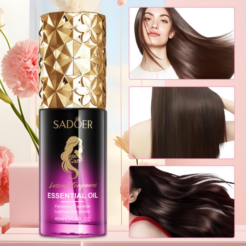 Fragrance Repair Hair Oil Smooth Nourishing Conditioner Long Lasting Scent Argan Oil Treatment for Damaged Hair