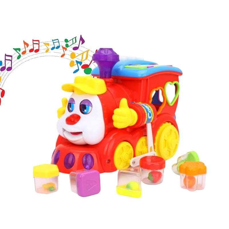 Smart Cartoon Train Educational Interactive Learning Toy For Kids Ages Five To Six With Engaging Fruit Blocks