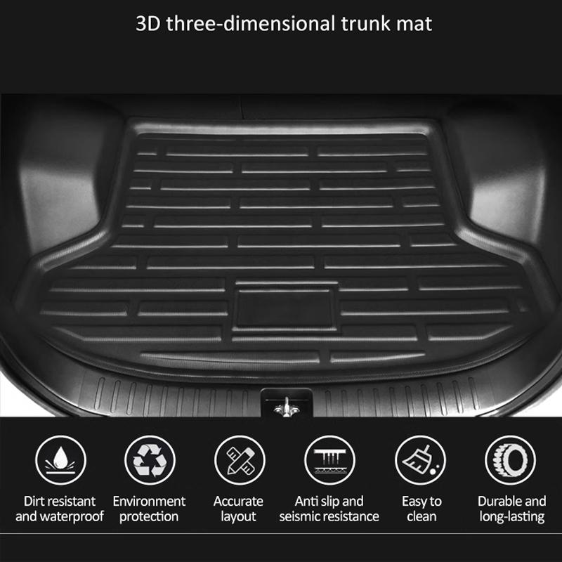 Fit For Ford Kuga Escape MK3 2019 2020 2021 2022 2023 2024 Car Trunk Mat Carpet Storage EVA Boot Cover Auto Interior Accessories