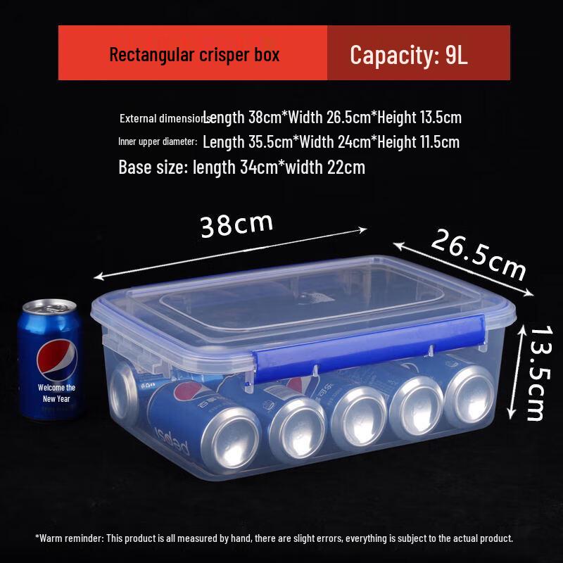 Zhaoran 9L Rectangular Food Storage Container