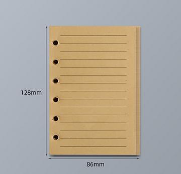 45 Sheets A5 A6 A7 Loose Leaf Notebook Refill Spiral Binder Inner Page Line Blank craft Grid Inside Paper Stationery