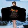 J-Judas P-Priest ROCK BAND Bath Towel Microfiber Soft Water Absorbing Breathable For Girl Kids Decorative Cartoon Beach Towel