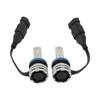 LED Headlight Bulb Kit Hi/Low Beam H8 H9 H11 12V 24W 6500K Fan Cooling For HELLA