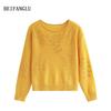 Northern Deer 2025 Spring/Summer Alpaca Wool Slimming Knit - Light, Soft, Comfortable, Round Neck