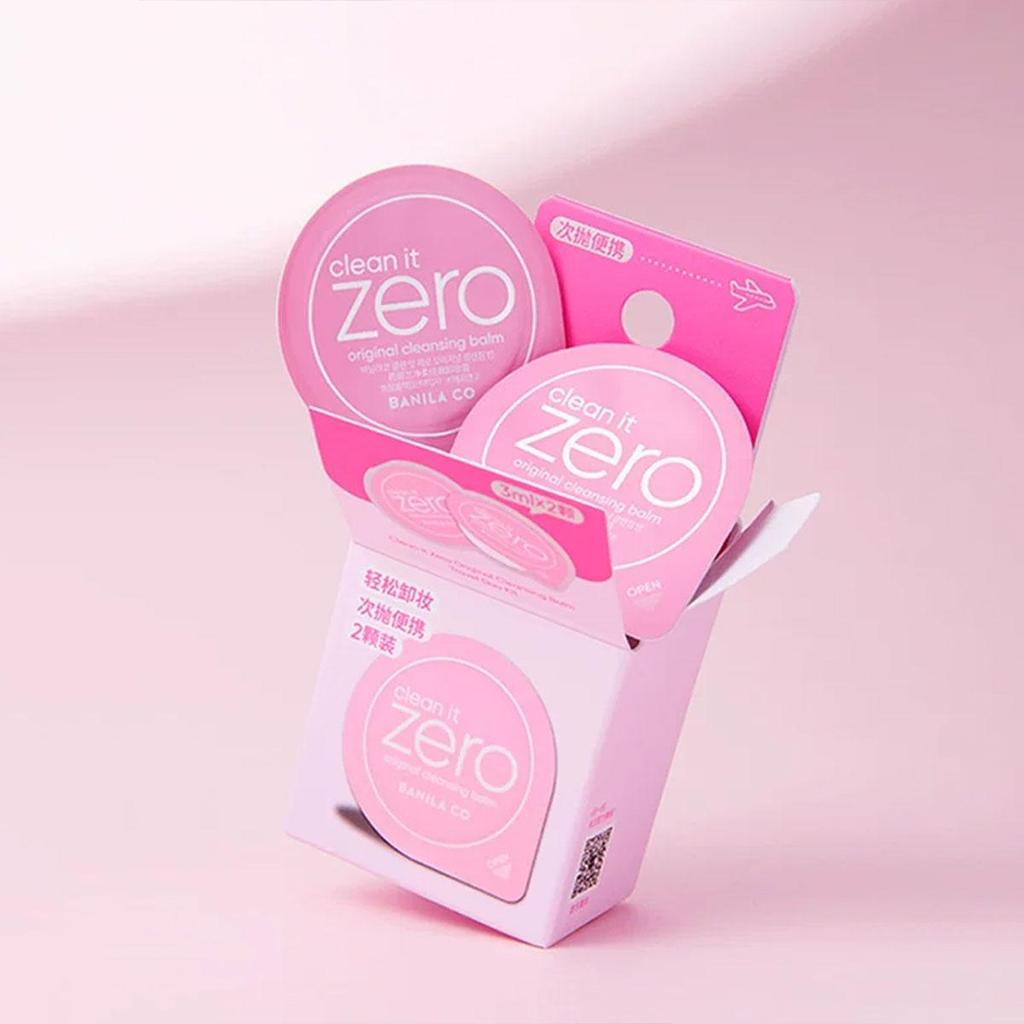 BANILA CO Clean It Zero Original Rensebalsam Rejsesæt (2×3ml)