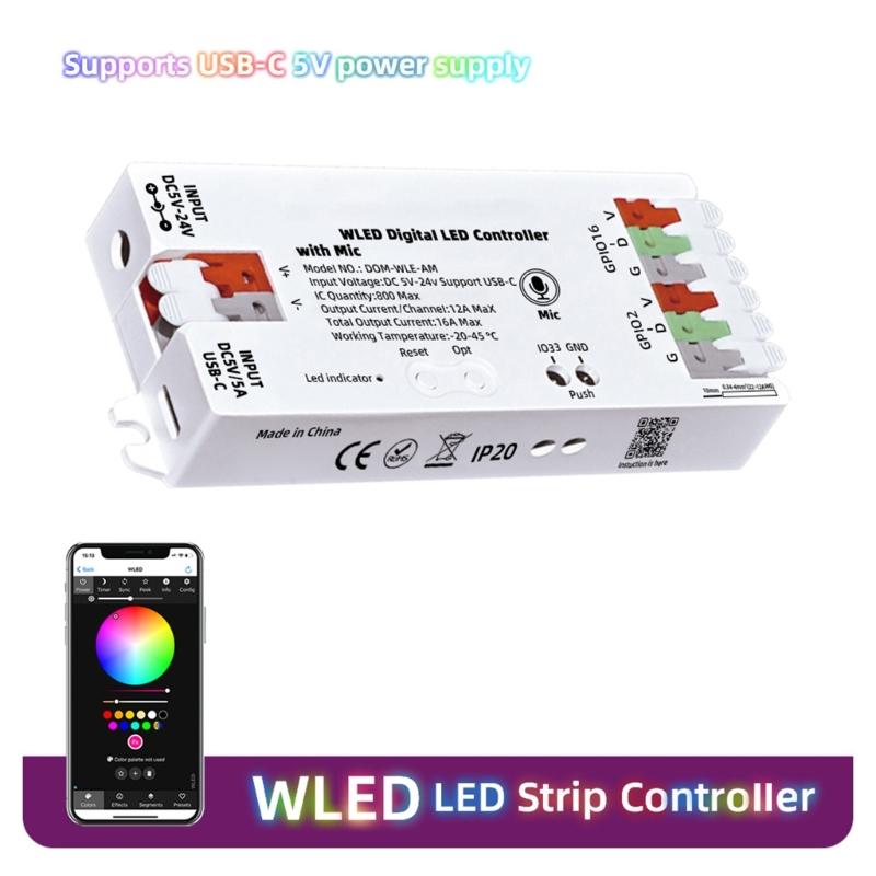 Small Home LED Controllers Auto Rhythm 100 Lighting Type Assistants Mobile Control for Automation