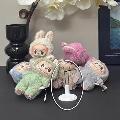 Pour Poupée Labubu Dimoo 17cm Support Debout sur Table Organisateur de Bureau Présentoir à Poupées Organisateur de Jouets Décoration de Maison