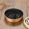 Stainless Steel Mosquito Coil Box Tray Shelf Home With Cover Ash Plate Fireproof Anti-scalding Creative Incense Stove Outdoor Mosquito Coil Plate
