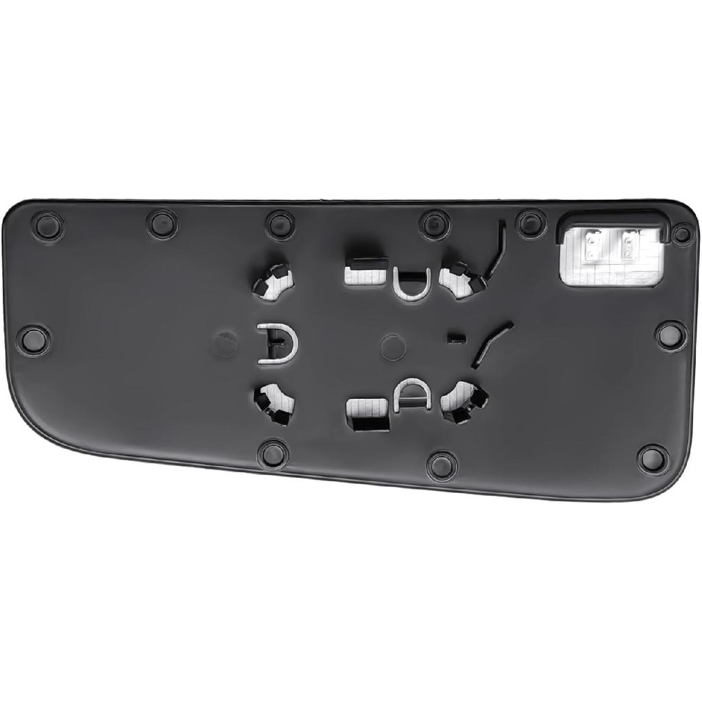 Replacement Driver Left Side Door Towing Mirror Lower Small Glass Convex Heated With Back Plate For Ford F-150 F 250 F-350 F-450 F-550 From 2015 To