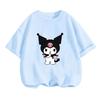 2026 Summer Womens Tshirt Cute Modern Black Rice Printed Pure Cotton Round Neck Womens Tshirt Casual Y2K Trendy Top