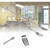 Extendable Fork,8.7 to 25.4 Inch Expandable fork prank,Expandable Telescopic BBQ Fork, Stainless Steel, Extendable Handle,Long Dinner Fruit Dessert