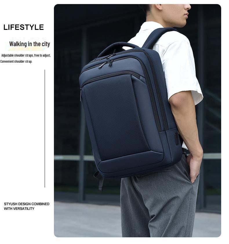 Men's and Women's Fashion Waterproof Commuter Backpack - High Capacity, Suitable for Business and Travel