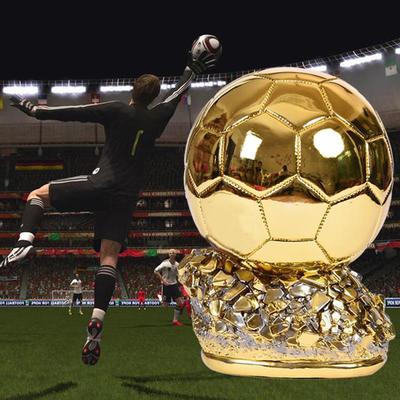 Avrupa Futbolu Altın Top Kupası Hatırası Futbol Küresel Şampiyon Oyuncu Yarışma Ödülü Taraftarlar Hediyesi Ev Dekorasyonu