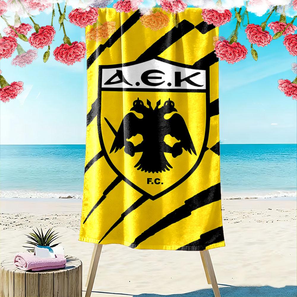 Eagle Emblem Commanding Strength Print Beach Towel, Quick Drying, Suitable for Travel, Outdoor Sports, Jogging, the Beach and Swimming, Gift