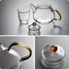 Meisini Heat-Resistant Glass Teapot with Filter